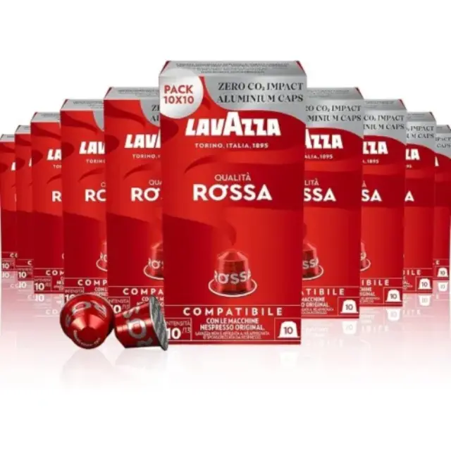 Lavazza Qualita Rossa Κάψουλες Nespresso 100τμχ