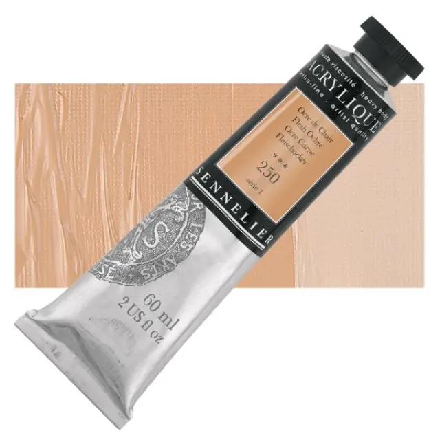 Ακρυλικό Sennelier Extra Fine - 250 Flesh Ochre S1 - 60ml