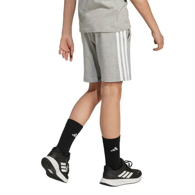 adidas Sportswear Kids 3Stripes Knit 210 Short Γκρι Ανοιχτό JY5016 (adidas Sportswear) 2