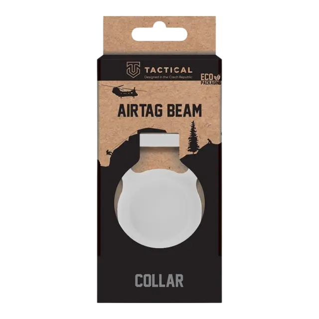 Tactical Airtag Beam Collar White 2