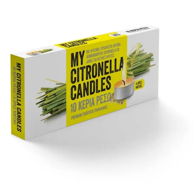 Tai Κερί Citronella Ρεσώ 10τμχ