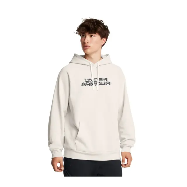 Under Armour Rival Fleece Hoodie (1389428-110) - Μπέζ - XL