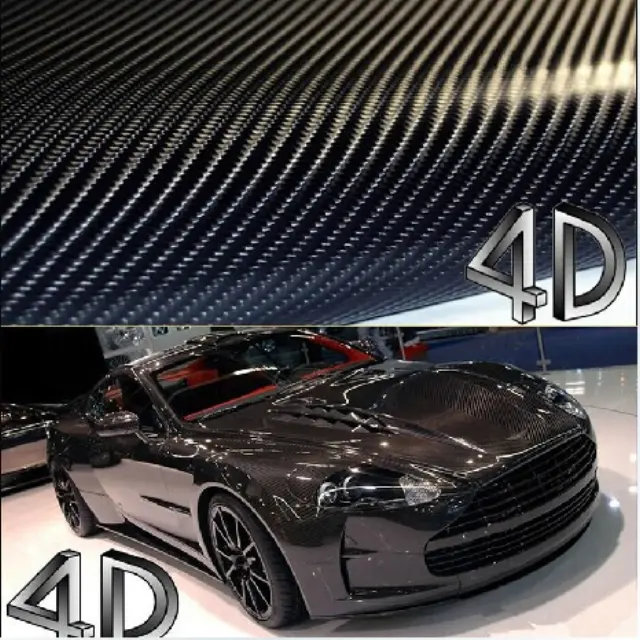 Διακοσμητική αυτοκόλλητη ταινία 4D CARBON - Ρολό 127x250cm 3