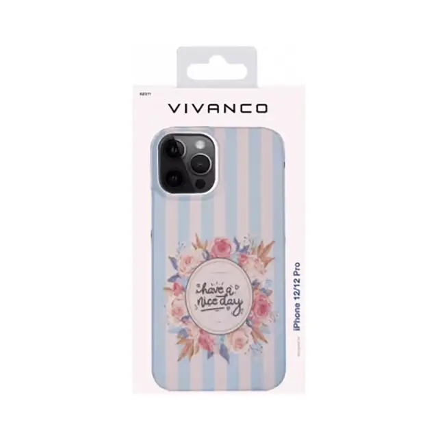 Vivanco Special Edition Clear Cover Apple iPhone 12 / 12 Pro Have A Nice Day 2