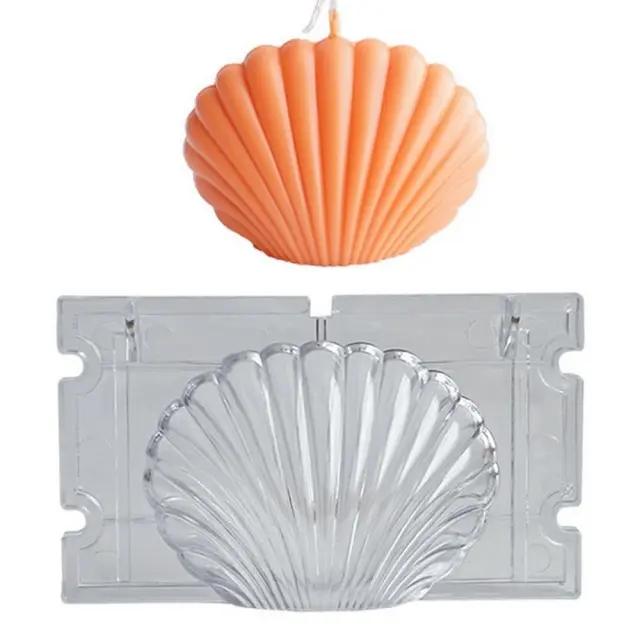 Καλούπι κεριού plexiglass, Κοχύλι, 9.5x5.5cm