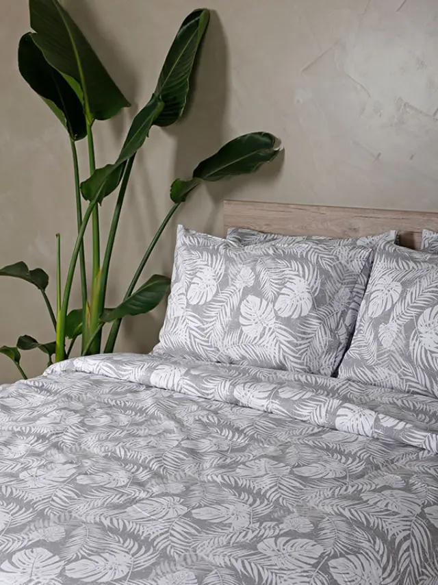 Παπλωματοθήκη Cotton Feelings 2038 Grey Μονή (170x250) Sunshine 2