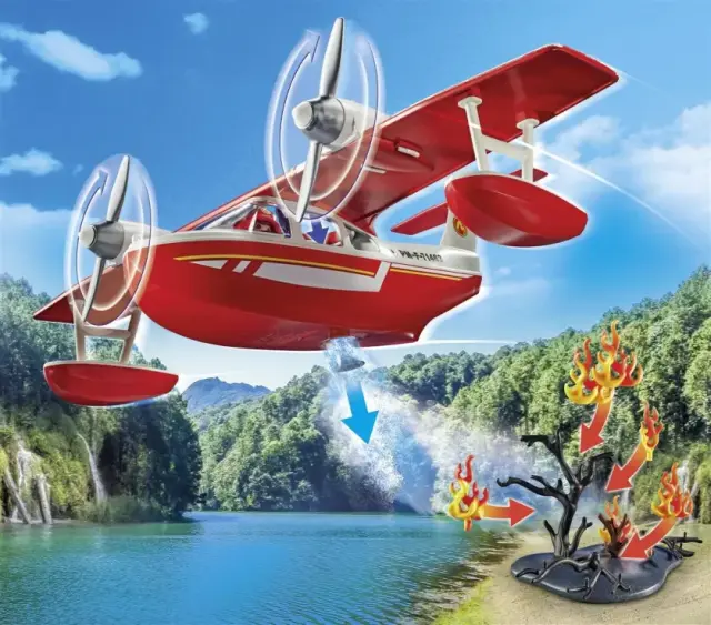 Playmobil Πυροσβεστικό υδροπλάνο / 71463 (Playmobil) 3