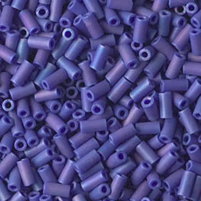 Χάντρα Miyuki Glass Bugles - 414FR - Matte Opaque Cobalt AB 3mm - 10gr