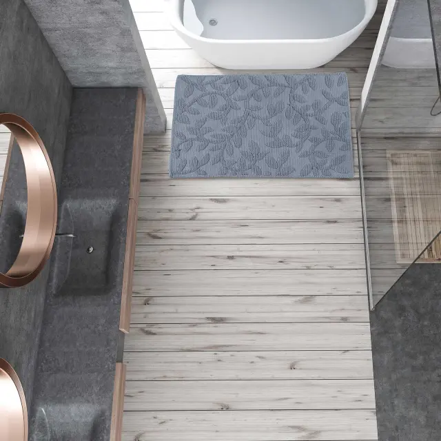 Πατάκι Μπάνιου 50Χ80 Bathmats Das Home 0629 Γκρι Σκούρο 3