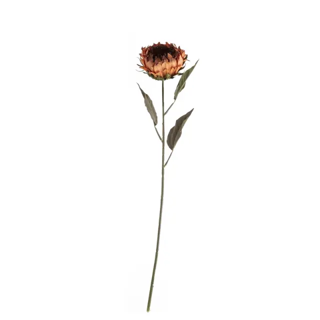 Πρωτέα, λουλούδι τεχνητό, πορτοκαλί, 70cm
