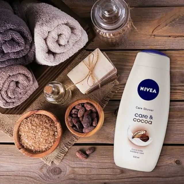 Nivea Κρεμώδες Shower Care + Cocoa 500ml 3