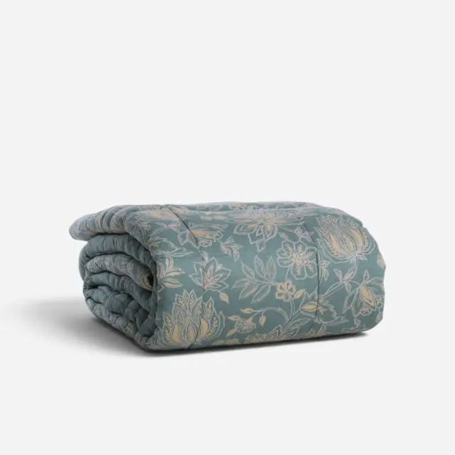 Πάπλωμα Υπέρδιπλο Elinda 240x230 Nef Nef Homeware, ΥΦΑΣΜΑ:100%ΒΑΜΒΑΚΙ-ΕΣΩΤ:100%ΠΟΛΥΕΣΤΕΡΑΣ - GREEN (040731) 2