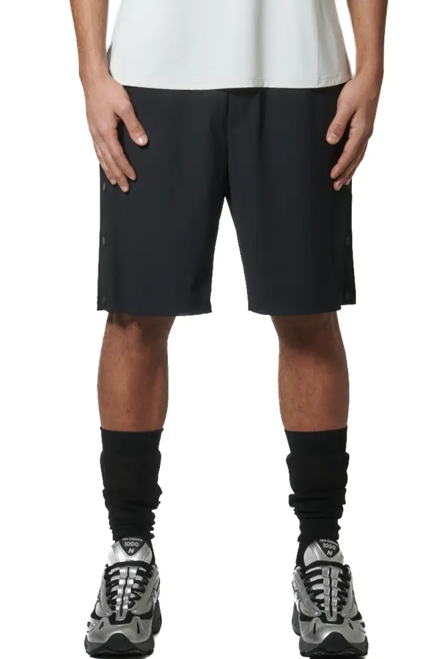 Body Action Men's Yoga Shorts Black 033633-01-01 - 2XL 3
