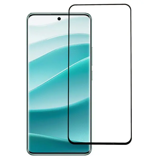 Full Cover Tempered Glass για Xiaomi Redmi Note 14 Pro/ Poco X7 5G- Black