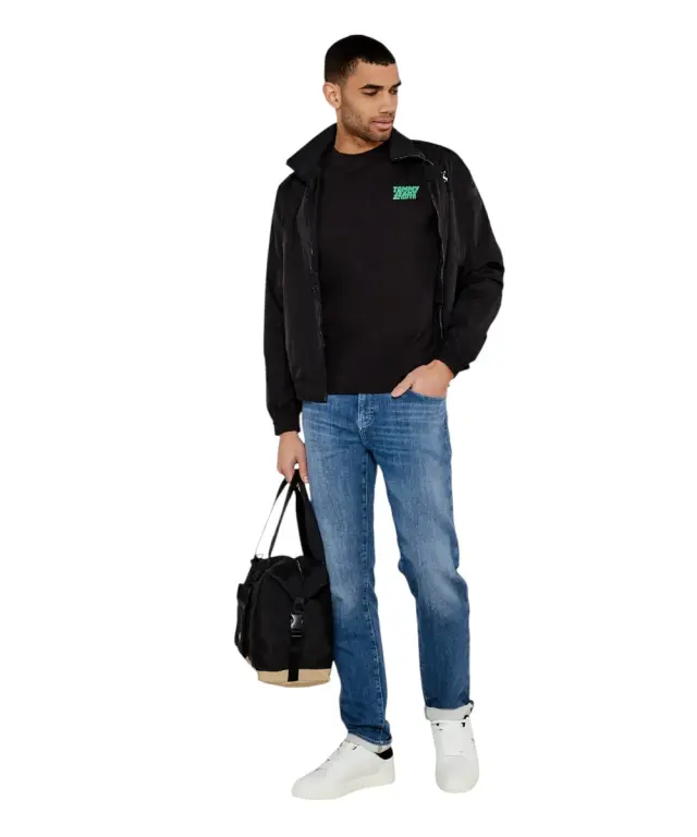 Tommy Hilfiger - Ανδρικό T-shirt με Λογότυπο DM0DM21863-BDS Μαύρο 3