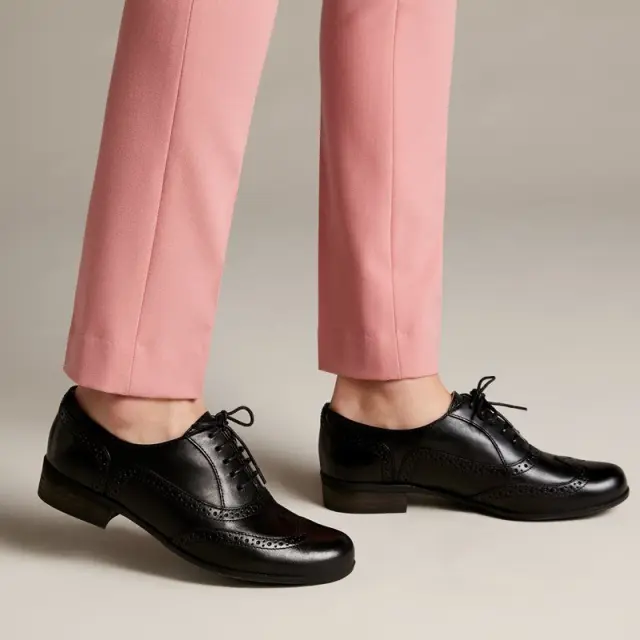 Clarks Hamble Oak Black Black Leather - 39.5 3