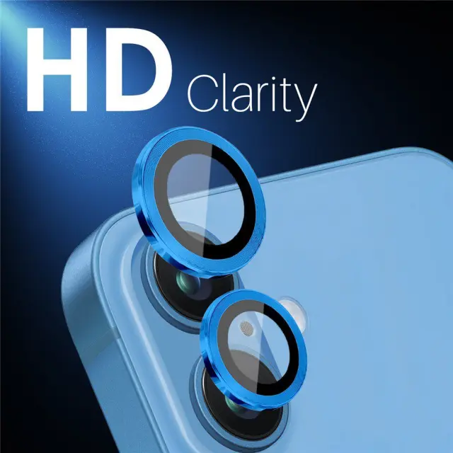Προστασία Κάμερας Rings για iPhone 16/16 Plus/17 (2τμχ)-Blue OEM 2