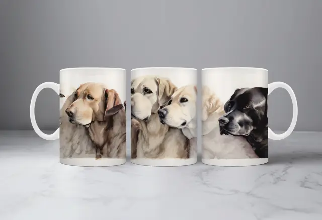 Κούπα dogs 1Κούπα κεραμική 330ml λευκη με συσκευασία δώρου " (DOGS 02)