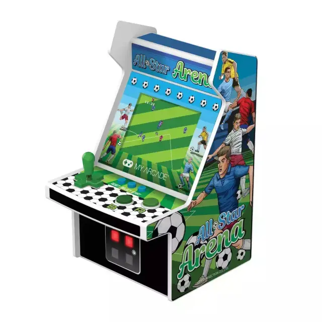 MY ARCADE, MICRO PLAYER 6.75 ALL-STAR ARENA COLLECTIBLE RETRO (307 GAMES IN 1), WHITE - Video Games and Consoles