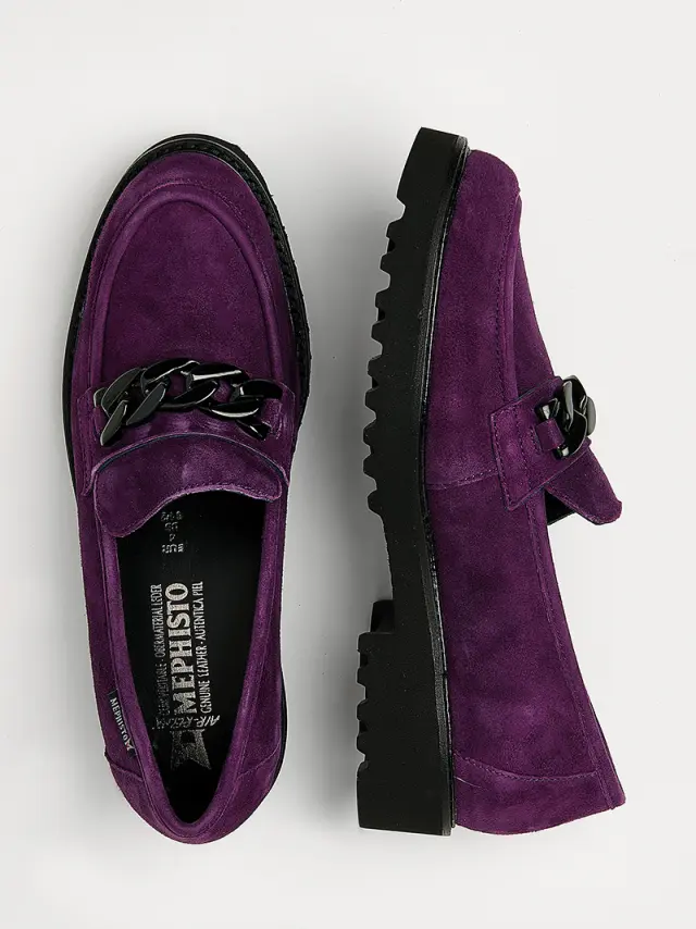 Mephisto Μοκασίνια-Loafers Γυναικείο δέρμα suede Μωβ MEP/SALKA PURPLE 3