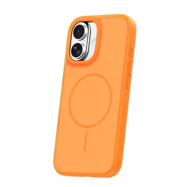 Hybrid Magsafe Θήκη για iPhone 17-Matte Orange OEM 2