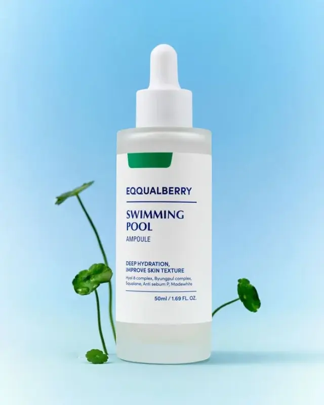Eqqualberry Swimming Pool Ampoule, Ενυδατικός Ορός Προσώπου 50ml 2