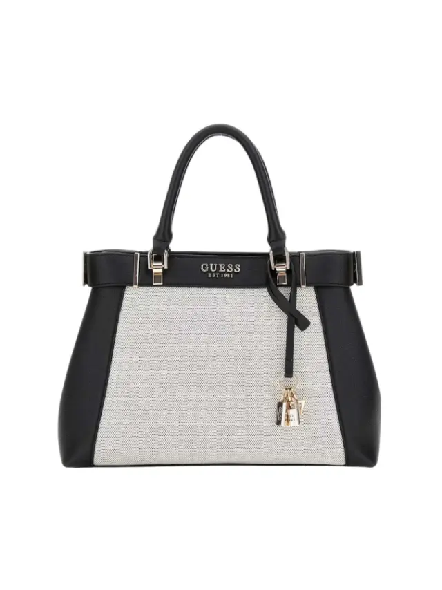 Guess Γυναικεία Τσάντα Χειρός Μαύρη HWAG9633060-NTB