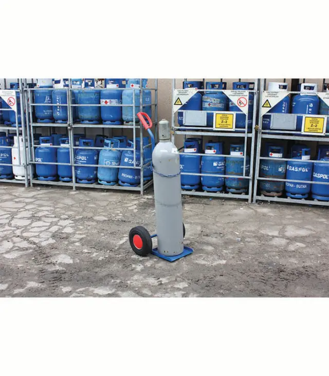 Variofit fk-1201 Καρότσι Μεταφοράς 1 Φιάλης 40-50lt για Φορτίο Βάρους 100kg 3