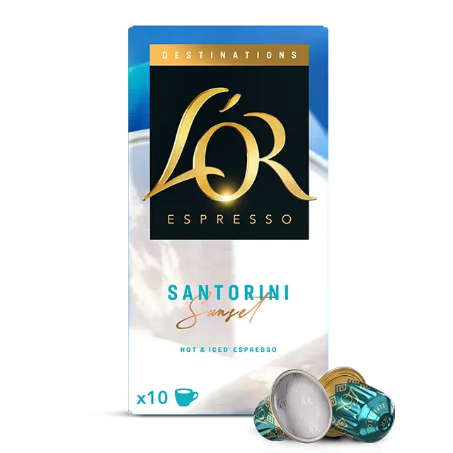 Lor espresso Santorini Sunset Nespresso κάψουλες αλουμινίου - 10 τεμ