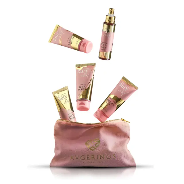 AVGERINOS COSMETICS Σετ Περιποίησης για Καθαρισμό Σώματος με Scrub Σώματος , Αφρόλουτρο & Κρέμα Σώματος
