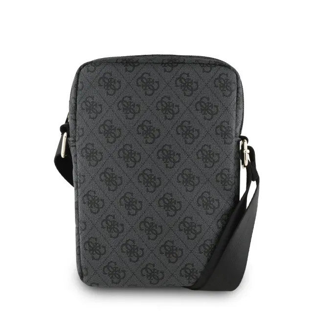 Guess PU 4G Triangle Logo Bag 8" Black 3