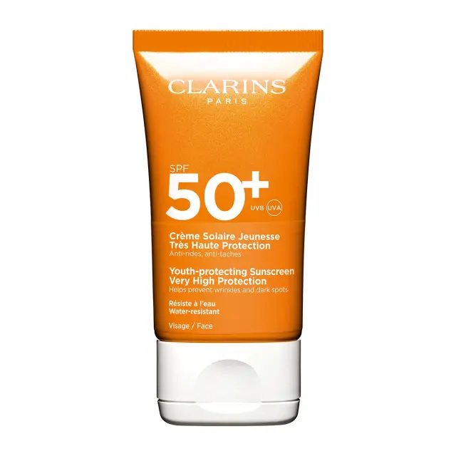 Clarins Youth-Protecting Sunscreen Very High Protection SPF50+ Αντηλιακό Προσώπου 50ml