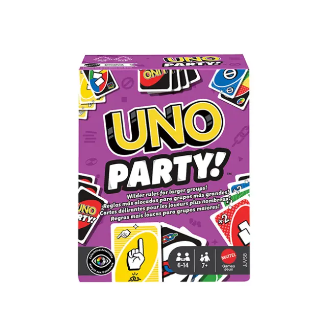 Mattel Επιτραπέζιο Παιχνίδι UNO Κάρτες Party! (JJV58)