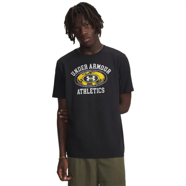 Under Armour 60/40S Armor Globe T-Shirt (6009261-001) - Μαύρο - S