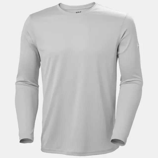 Helly Hansen Tech Crew Long Sleeve 2.0 Ανδρικό Grey Fog - 2XL