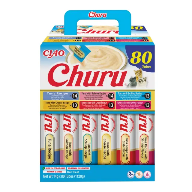 INABA Churu Tuna mix - cat treats - 80x14g