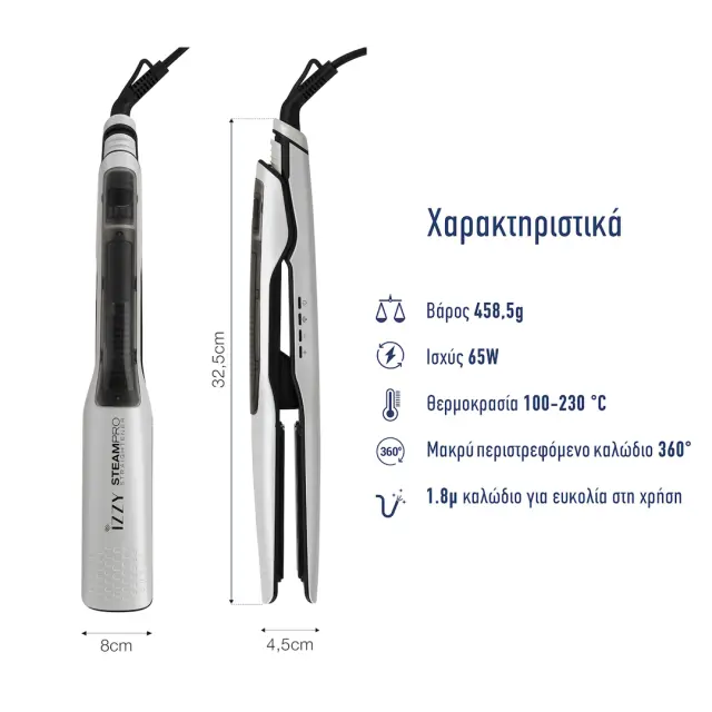 ΙΣΙΩΤΙΚΟ ΜΑΛΛΙΩΝ ATM STEAM PRO IZ-7106 224898 IZZY 3