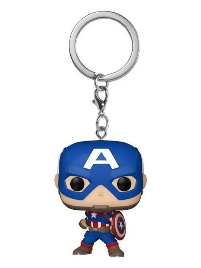 Funko POP! Pocket Pop: Marvel New Classics - Captain America Vinyl Figure Keychain