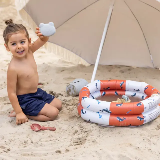 Swim Essentials Φουσκωτή Πισίνα Ø60εκ. "Red-White Whale" 934990 2