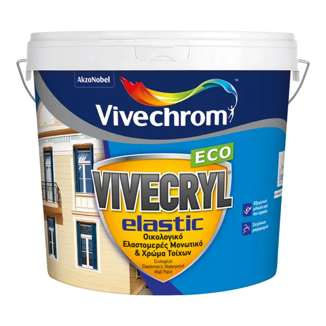 VIVECHROM VIVECRYL ELASTIC ECO ΛΕΥΚΟ 3lt