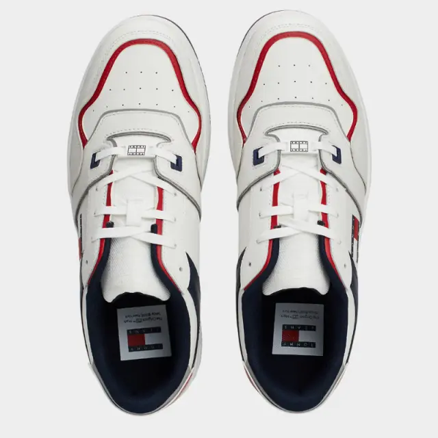 Tommy Hilfiger - Ανδρικά Sneakers Retro Basket EM0EM01463-XLC Λευκό - 46 3