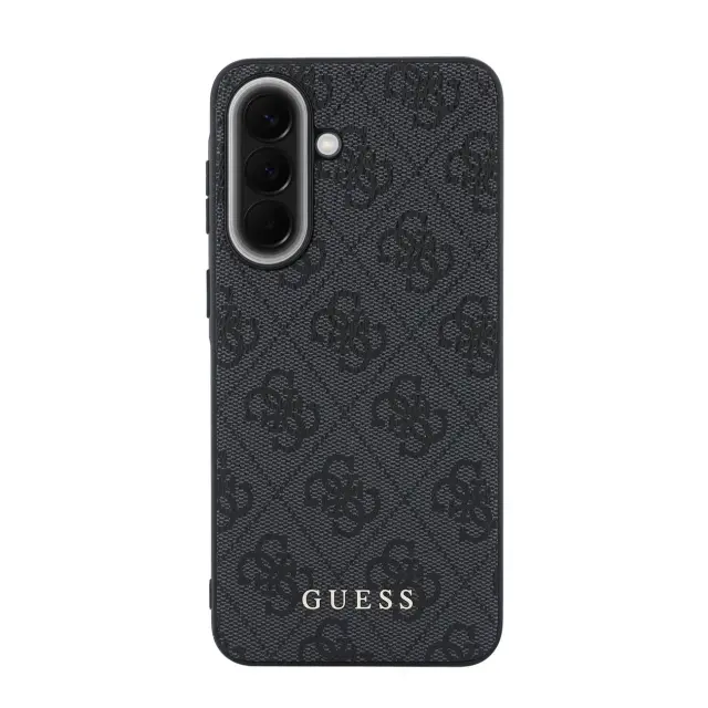Guess PU 4G Metal Classic Logo Case for Samsung Galaxy A57 Grey 3