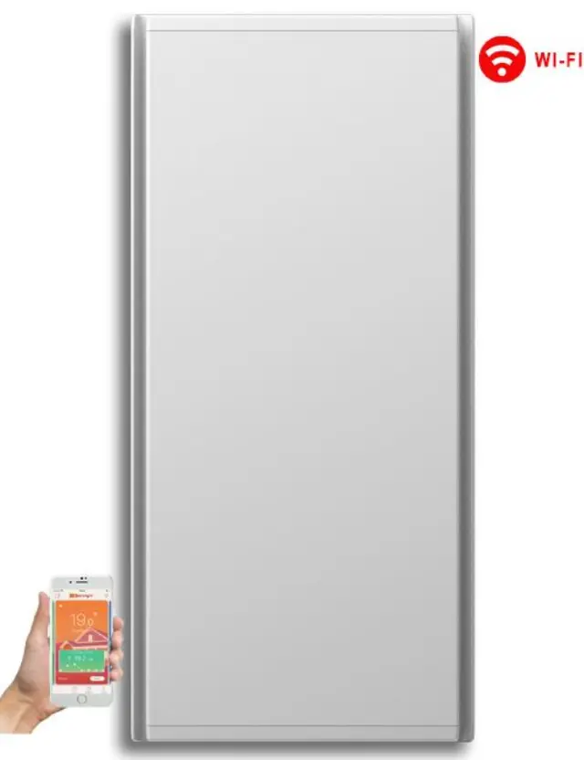 Radialight Icon WiFi 750 Watt Λευκό - Κάθετο Ψηφιακό Σώμα Θέρμανσης