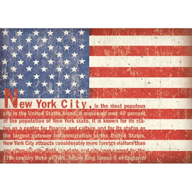 Ριζόχαρτο για decoupage - Flag USA - A4