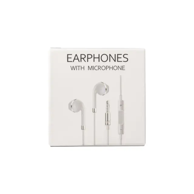 Hands Free Leki Orange Concept 3.5 mm Λευκά με Μικρόφωνο 2