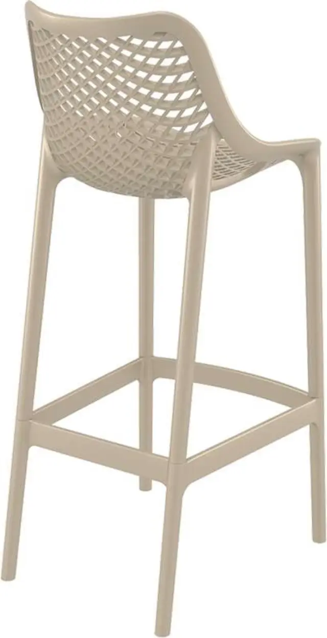 Σκαμπό Bar AIR Dove Grey PP 45x53x75/105cm 2