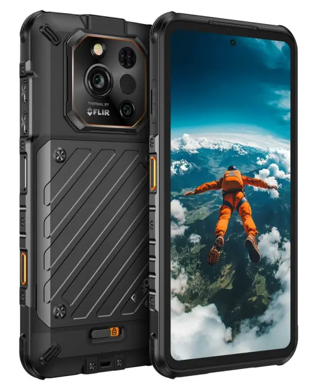 RUGONE smartphone Xever 7 Pro με θερμική εικόνα, 6.67", 12/512GB, 5G, 5550mAh, IP68/IP69K/MIL-STD-810H, μαύρο