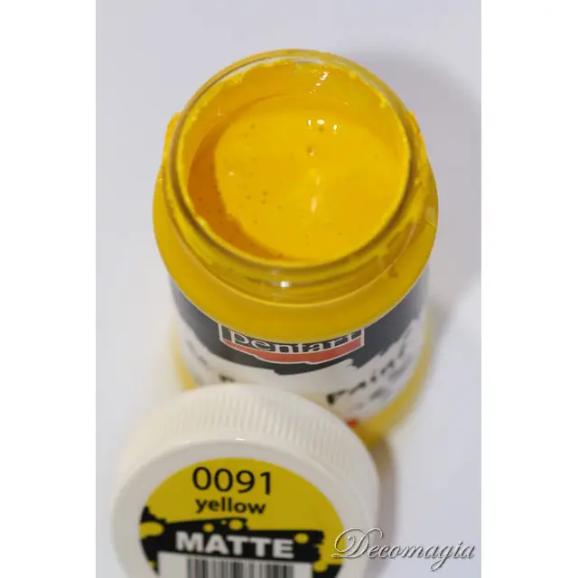 Χρώμα ακρυλικό 100ml Pentart, Υellow