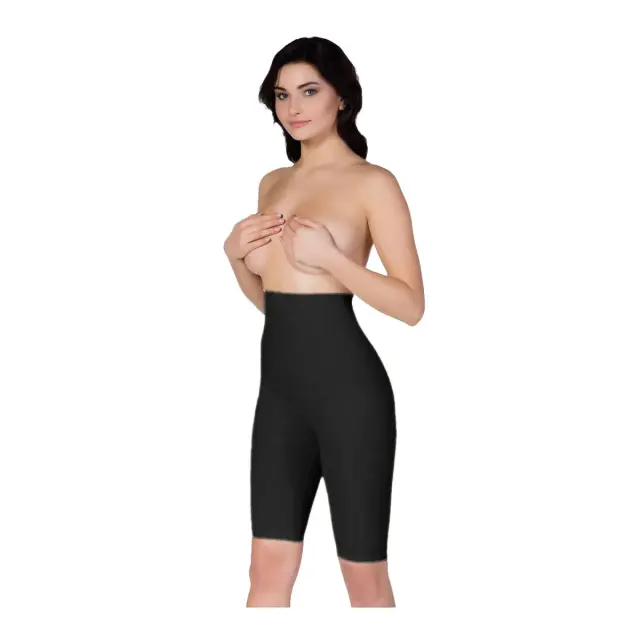FMS High Waist Long Leg Corset, Χρώμα Μαύρο 2