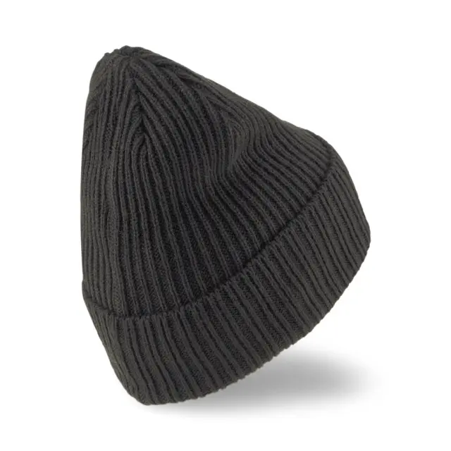 Puma Unisex Ribbed Classic Cuff Beanie Μαύρο 024038-01 (Puma) - One Size 2